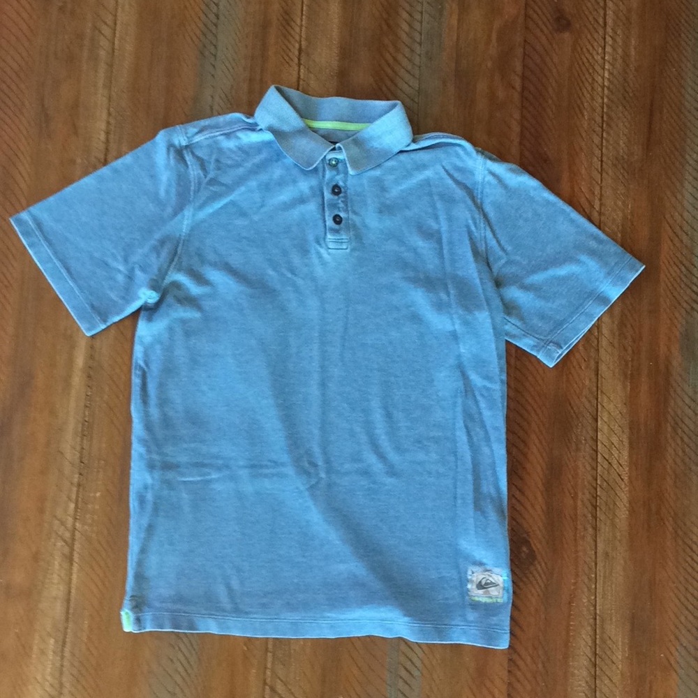 ☀️Quiksilver Boy’s Blue Polo Shirt EUC